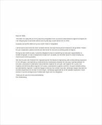 6 contractor resignation letters