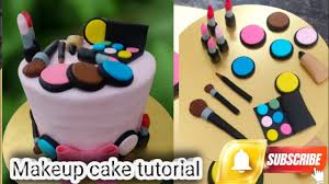 makeup box cake design fondant cake