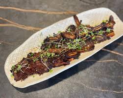 anese bbq beef short rib in a