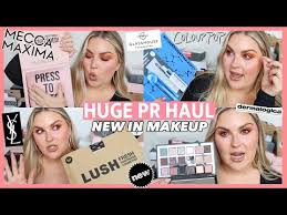 biggest pr haul ever new makeup