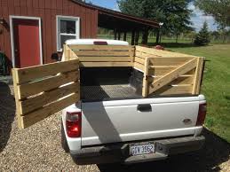 Wooden Stake Sides For A Pickup Truck