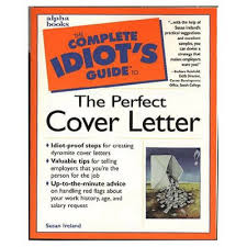 The Complete Idiots Guide To The Perfect Cover Letter Paperback