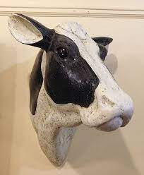 Life Size Mosaic Cow Head Sold Cow