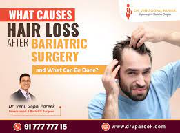 what causes hair loss after bariatric