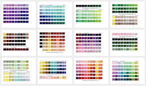 free printable pantone color charts