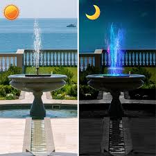 This Solar Powered Fountain Pump Has