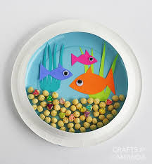 Paper Plate Aquarium Craft - Crafts by Amanda Crafts by Amanda gambar png