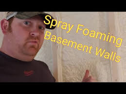 Spray Foaming Basement Walls