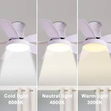 Ultra Quiet Ceiling Fan With Led Light
