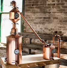 handcrafted copper stills inspired by