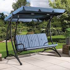 Seater Garden Swing Seat With Cushions