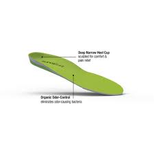 Insole Performance Size C Holofiber Green Male 5 1 2 To 7 Female 6 1 2 To 8
