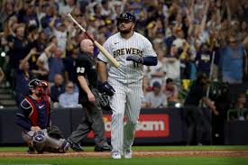 Rowdy Tellez uses home run, defence to spark Brewers to Game 1 win in NLDS | CBC Sports
