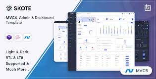 skote asp net mvc5 admin dashboard