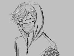 Okay so this is the drawing that i had given to my brother and then he lost it. Guy In Hoodie Drawing At Paintingvalley Com Explore Collection Of Guy In Hoodie Drawing