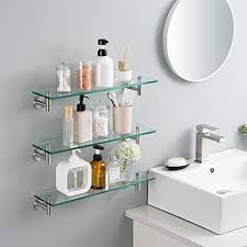 Kes Glass Shelf For Bathroom