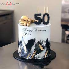 Cake For 50th Birthday Man gambar png