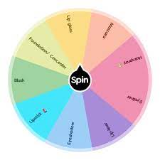 makeup items spin the wheel random