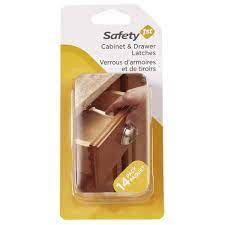 cabinet drawer latch 14pk safety 1st