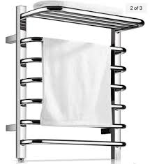 Homeleader Towel Warmer And Drying Rack L34 002 Heated Stainless Steel Towel