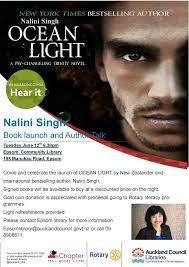 Nalini Singh Ocean Light Book Launch The Rotary Club Of Howick Inc