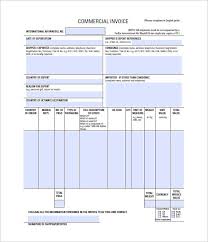International Commercial Invoice Template 21 Commercial Invoice
