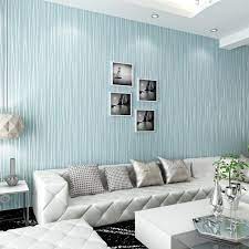 modern 3d non woven wallpaper stripe