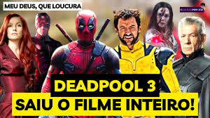 a vazou deadpool 3 e wolverine