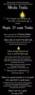 Why Is Thomas Edison More Famous Than Nikola Tesla Quora