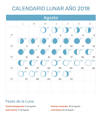 Pin By Calendario Hispano On Calendario Lunar Año 2018