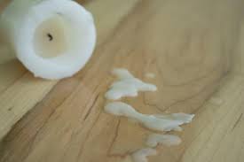 remove candle wax from hardwood floors