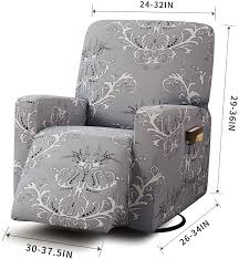 Unwind in comfort with our iconic range of reclining lounge chairs. Amazon Com Tikami Recliner Slipcovers Stretch Printed Chair Covers With Side Pocket Washable Lazy Boy Furniture Protector Gray Print Furniture Decor