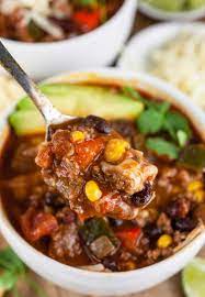 ground beef chili slow cooker the