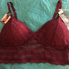 Nwt Daisy Fuentes Plus Size Dk Pink Lace Bra Nwt