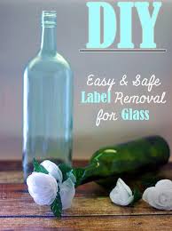 Diy Remove Sticky Labels From Glass