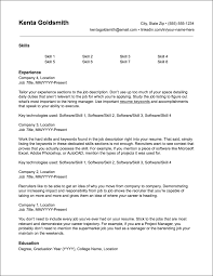 Resume Templates Jobscan
