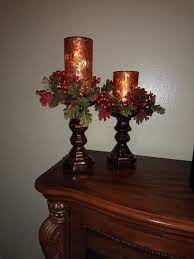 set of 3 frosted glass pillars w