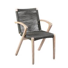 rope outdoor patio dining chairs