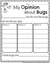 Opinion Graphic Organizer  nd Grade       discussion about opinion    