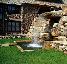 Water feature waterfall blade fountain swimming pool waterfall decoration. 76 Backyard And Garden Waterfall Ideas