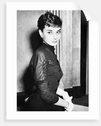 Audrey Hepburn Aged 24 Posters Prints