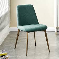 mid century modern green dining chair