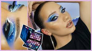 blue cloud cutcrease makeup tutorial