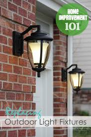 remove replace outdoor light fixtures