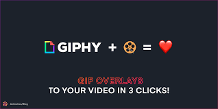 how to add gif to your video or gif to