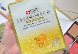 sheet mask snp gold collagen oule