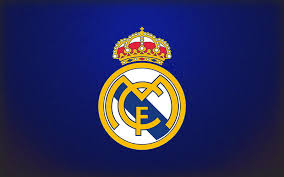 real madrid logo blue background hd