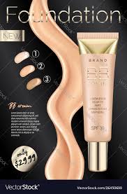 foundation makeup advertising design