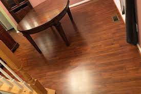 wood look laminate adds warmth to busy