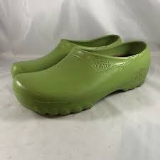 jolly fashion by alsa lime green clogs